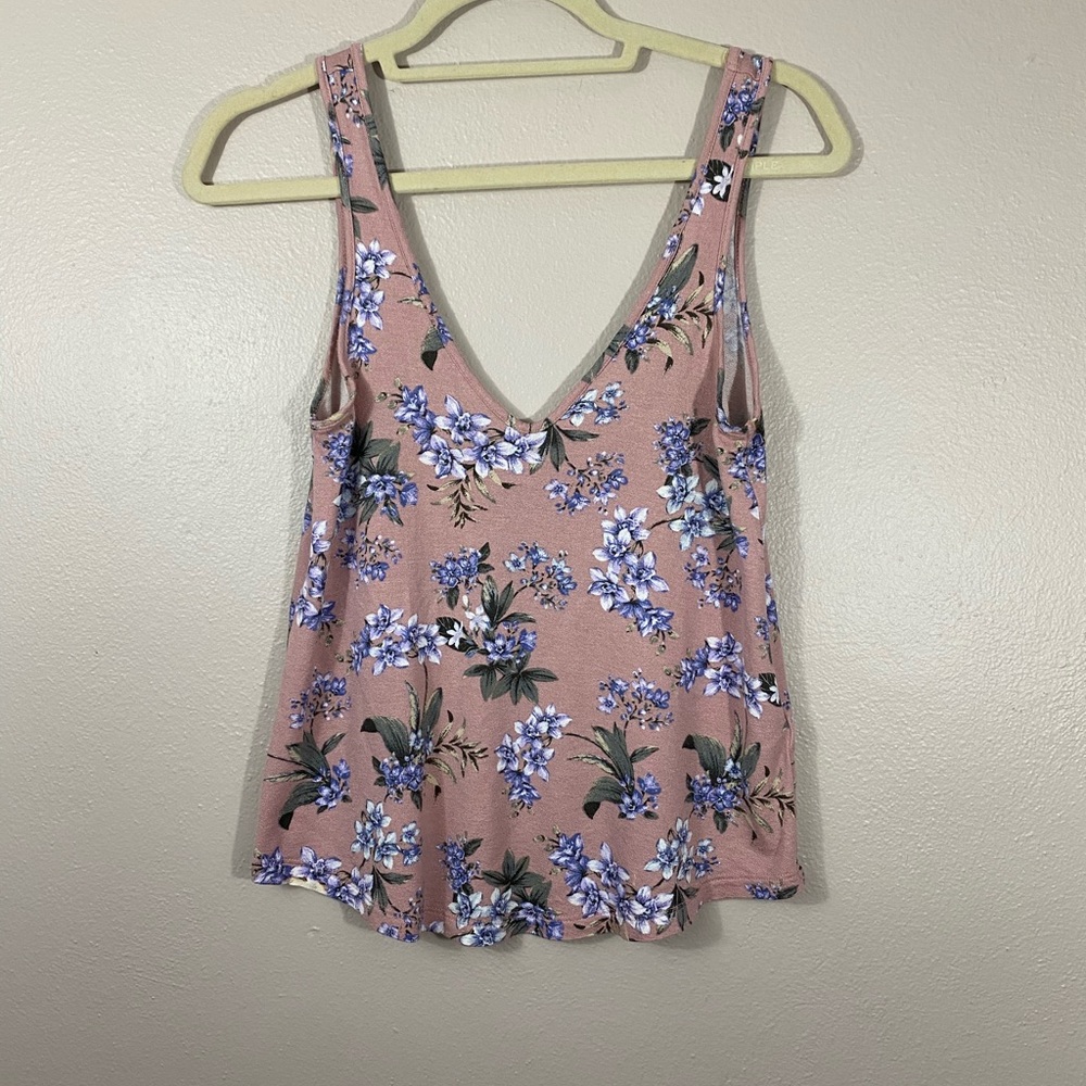 American eagle floral swing tank with cut out